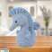 Peluche mascotte Hippocampe bleu 25cm photo 2