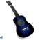 Classical Wooden Guitar with Pickup Pick Blue 60 cm image 1