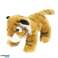Peluche câline mascotte tigre chat marron 25cm photo 1
