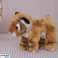 Peluche câline mascotte tigre chat marron 25cm photo 2