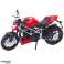 Motocicleta Deportiva Metálica Luces Sonidos Roja 1:12 fotografía 1