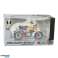 Motorcycle Retro Classic Metal Lights Yellow 1:12 image 3