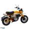 Motorcycle Retro Classic Metal Lights Yellow 1:12 image 2