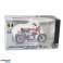 Motorcycle Retro Classic Metal Lights Red 1:12 image 2