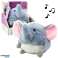 Pluche Olifant Sleepy Knuffel Licht Geluid Grijs foto 1