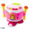 Kinder Musical Drum Interaktive Lichter Sounds Pink Bild 1