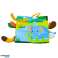 Soft Educational Book Rustling Animals Tails for Babies Yellow image 1