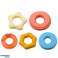 Tower of Wheels Puzzle Sensoriale per Bambino Pastello 17cm foto 2