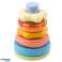 Tower of Wheels Puzzle Sensoriale per Bambino Pastello 17cm foto 4