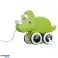Dinosaurio Tirón de Cuerda Juguete Squeaker Eco Verde fotografía 1