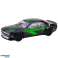 Coche deportivo Drive Carrocería brillante Negro Líneas Verdes fotografía 1