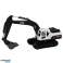 Pelle sur chenilles Godet métallique Articulations mobiles Rotation 360° Blanc photo 1