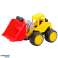 Tractopelle Enfants Chargeuse de Sable Véhicule de Construction Jaune photo 1