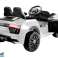 Audi R8 Spyder Batteria Auto Bianco foto 4