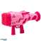 Große elektrische Bubble Gun 64 Löcher Rosa Bild 2