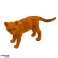 Mini Cat Breed Figurines Set Cats Feeding Bowl 4 6cm 7pcs image 1