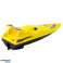 Barco Lancha Motora Yate Flotante Funciona con Batería Amarillo fotografía 2