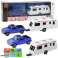 Set di rimorchi per auto e camper in metallo blu foto 1