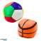 NEL 24351 ballons de sport souples basket-ball rugby football baseball set 4pcs. photo 1