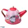 Kaffee Tee Set für Kinder Kätzchen aus Metall Rosa 15el Bild 1