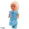 Mini poupée ensemble mignon accessoires robe bleue photo 2