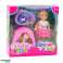 Mini poppenset met hond, tent en accessoires foto 3