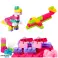 Blocks in a box educational large construction set colorful 230 pieces. image 1