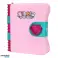 Secret Diary Vorhängeschloss Notizbuch Schließfach Schlüssel Zubehör Rosa Bild 1