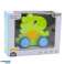 Pull Along Dinosaur Toy for Toddlers Sounds Rattle Green image 4