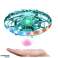 Dron UFO ar roku vadību RC LED gaismās tirkīza krāsā attēls 2