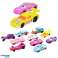 Set of Toy Cars for Girls Pink 10pcs image 1