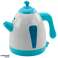 Battery Operated Kettle Steam Water Lights Sounds Turquoise image 1