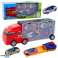 LKW mit Garage mit Autos Launcher 3 Stück Rot Bild 1