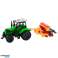 Conjunto de tractor tractor agrícola con sembradora máquina agrícola fotografía 1