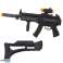 Toy Machine Gun Lights Sounds Black 62cm image 2