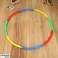 Hula Hoop with Exercise Studs Foldable Colorful 8el image 1