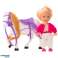 Mini Doll Set With Horse Riding Outfit Saddle image 1