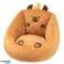 Capybara pluche fauteuil met eend bruin 50x45cm foto 1