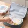 Bolsa de almuerzo aislante térmica Cinturón ajustable plata 27cm fotografía 2