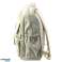 Pilsētas mugursoma Skolas Capybara atslēgu piekariņa piespraudes Beige krēms 25L 42cm attēls 2