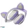 Auriculares inalámbricos para niños Bluetooth On-Ear Cat Ears Morado fotografía 2