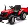 HC 306 Akku-Traktor rot mit 24V Anhänger Bild 2