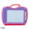 Magnetisches Whiteboard mit Schieberegler Stempel Muster Rosa Bild 1