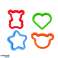 Magnetisches Whiteboard mit Schieberegler Stempel Muster Rosa Bild 2