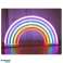 Decorative Night Lamp Neon LED Rainbow Battery Operated image 2