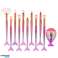 NEL 25238 Meerjungfrau Schwanz Make-up Pinsel Set 11-teilig Regenbogen Bild 1