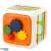 Cube sensoriel éducatif pour enfants Trieur Spans élastiques colorés photo 1