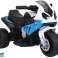 BMW S1000RR Battery-Powered Motorcycle Tricycle Blue image 1