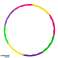 Hula Hoop με τρουκς πτυσσόμενο πολύχρωμο 7El διαμέτρου 50cm εικόνα 1