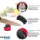 Knife and Scissors Sharpener with Suction Cup Locking Lever Red image 2
